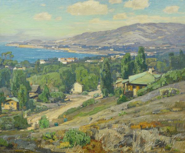William Wendt’s “Laguna Coast” of 1930, a gift of Mr. and Mrs. Thomas B Stiles II, now part of the Laguna Art Museum’s permanent collection. 