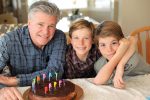 1 Thurston twins with their grandfather, Chuck Henry