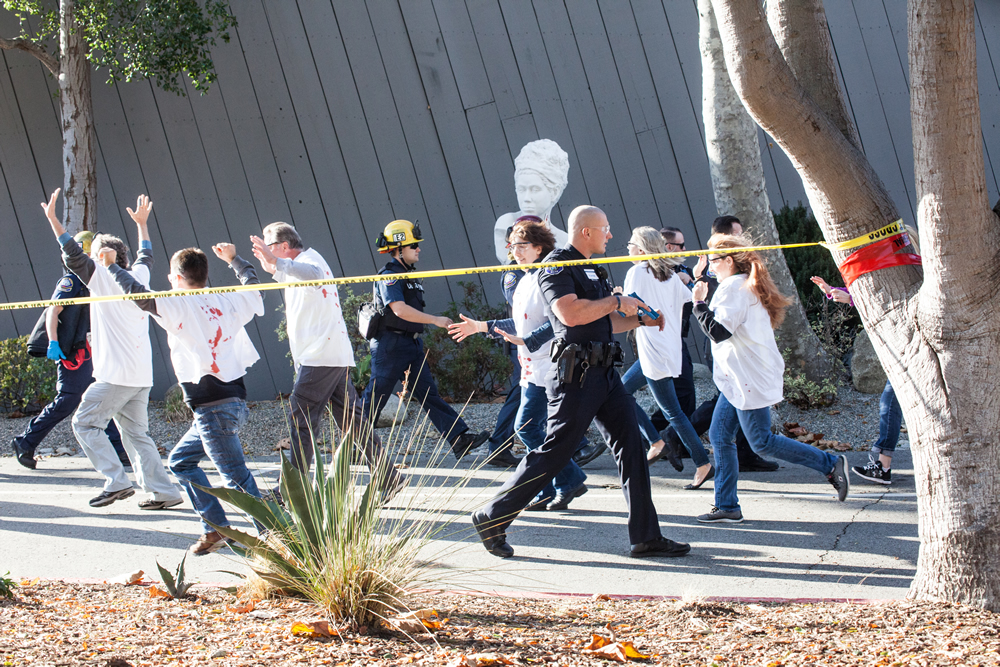 Police Act Out Active Shooter Drill Laguna Beach Local News